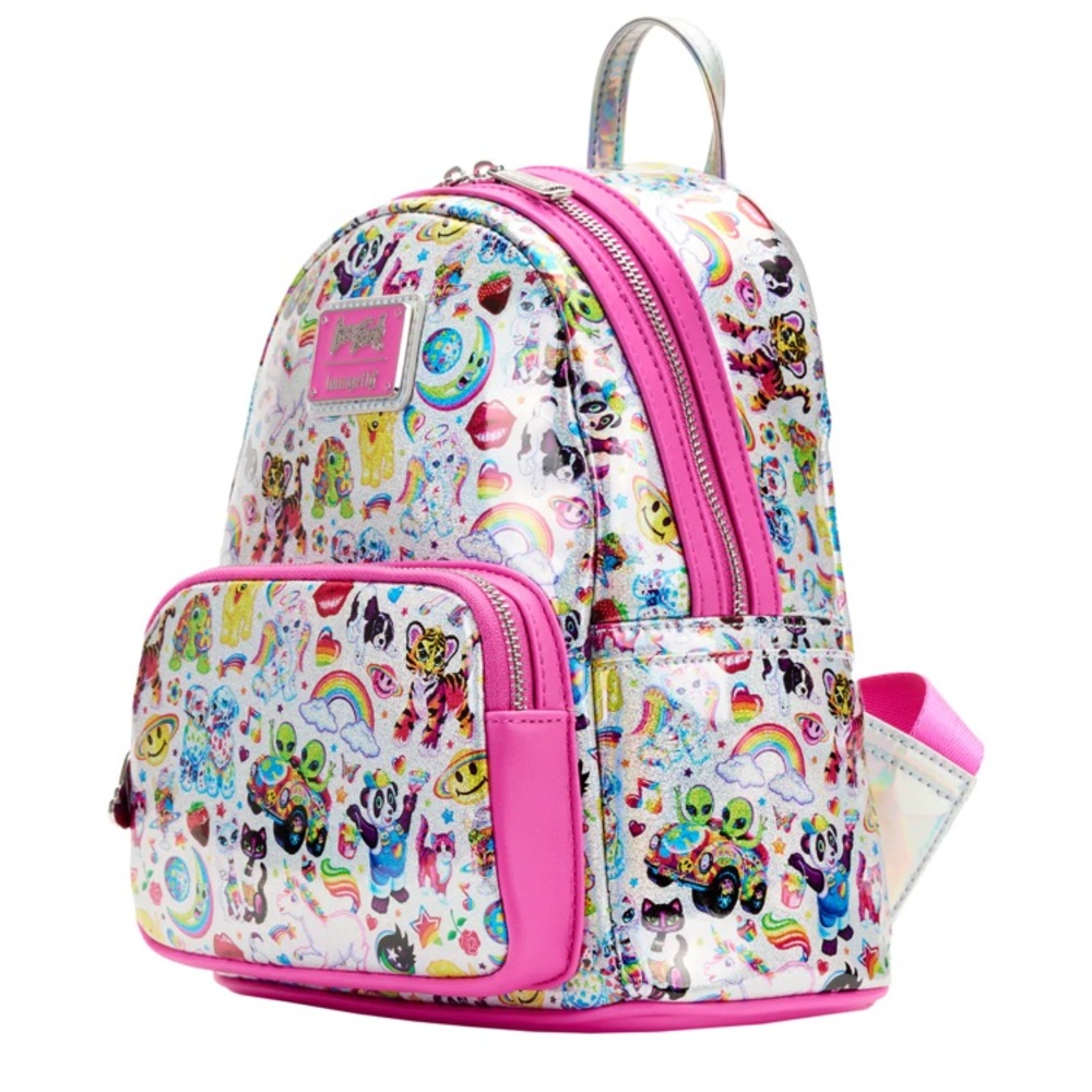 NWT Lisa Frank Loungefly Mini Backpack - Picture 3 of 9